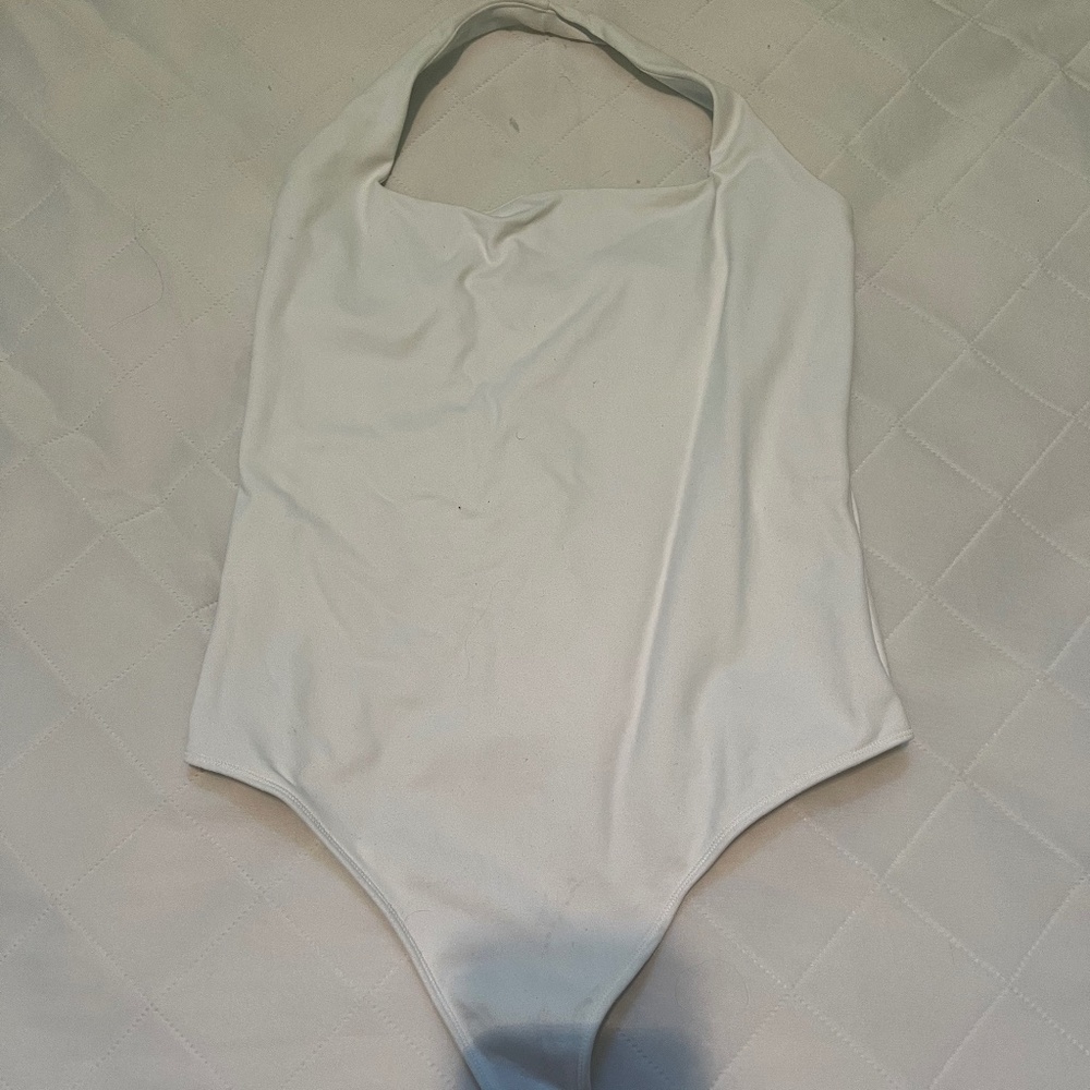 Abercrombie & Fitch Soft A&F Collection Halter Bodysuit